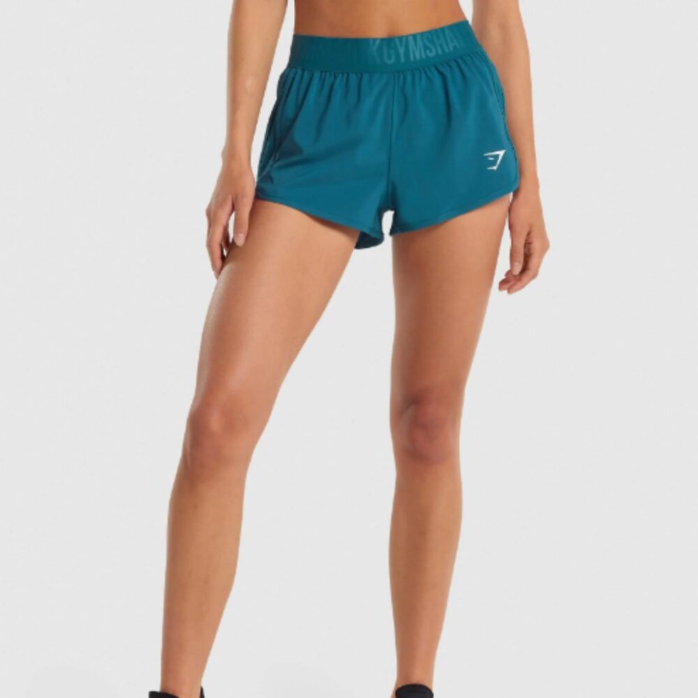 Gymshark Training Loose Fit Shorts in Teal Size M